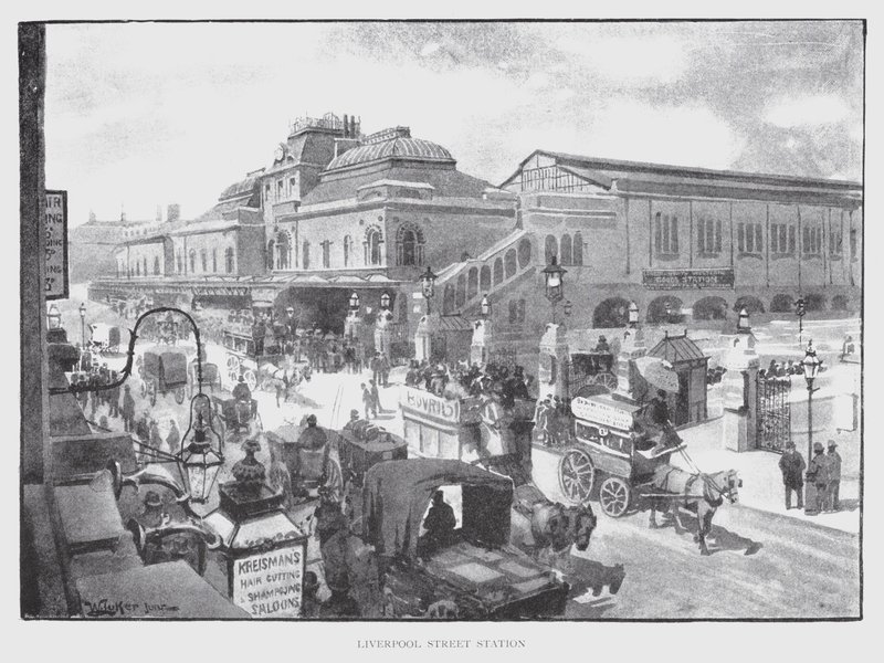 Liverpool Street Station von William Luker