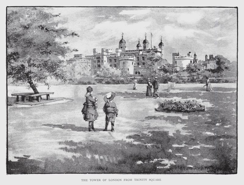 Der Tower of London von Trinity Square von William Luker