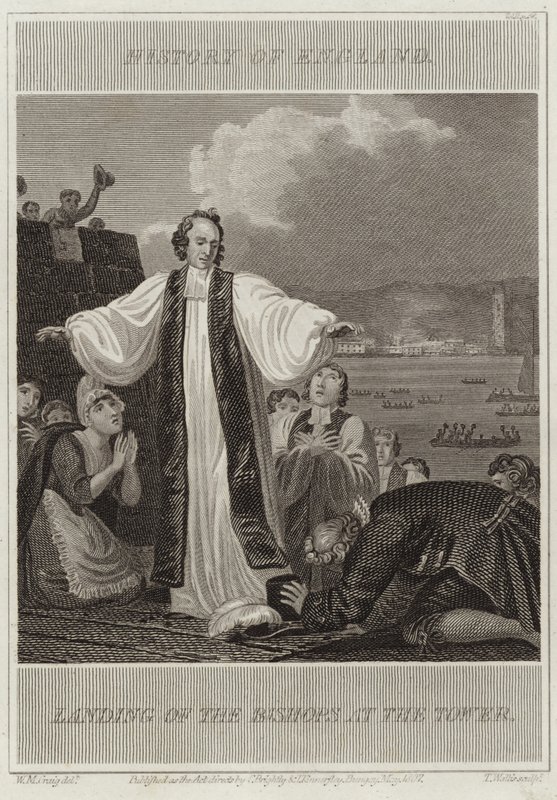 Landung der Bischöfe am Tower von William Marshall Craig