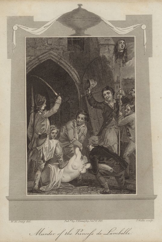 Mord an der Prinzessin de Lamballe von William Marshall Craig