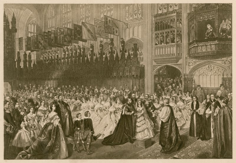 Hochzeit des Prinzen von Wales und Prinzessin Alexandra von Dänemark, St. George