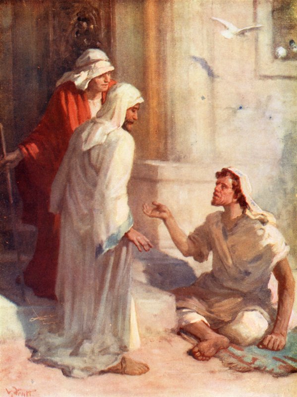 Am schönen Tor, Apostelgeschichte iii, 2 von William Pratt