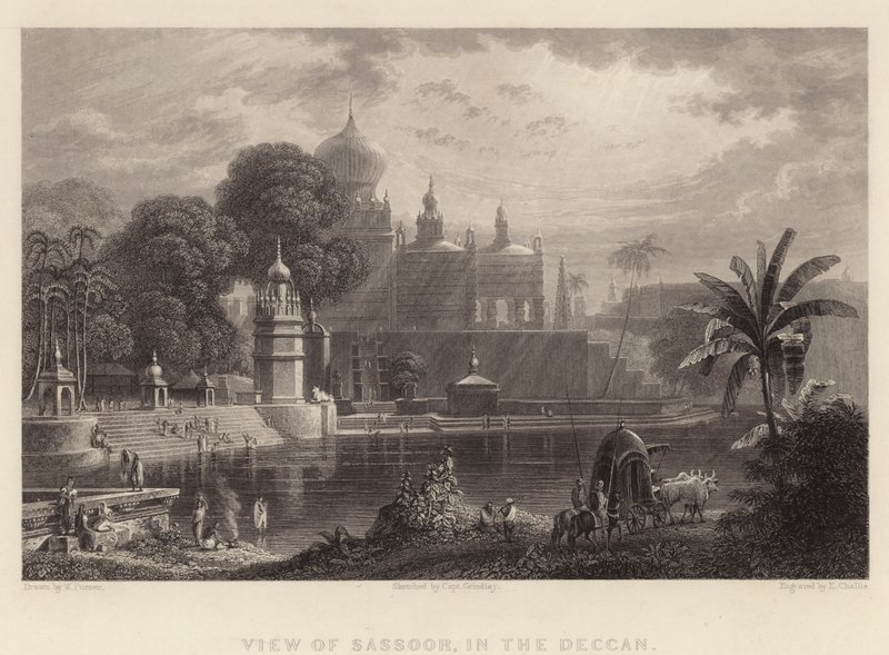 Ansicht von Sassoor im Deccan von William Purser