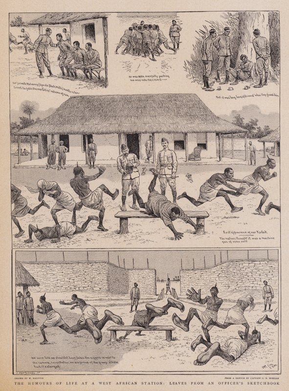Die Launen des Lebens an einer westafrikanischen Station, Blätter aus dem Skizzenbuch eines Offiziers von William Ralston