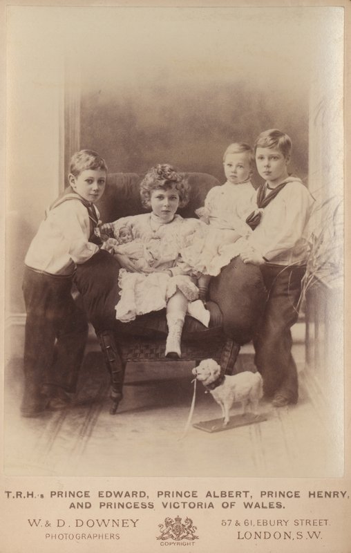 Prinz Edward, Prinz Albert, Prinz Henry und Prinzessin Victoria von Wales von William and Daniel Downey