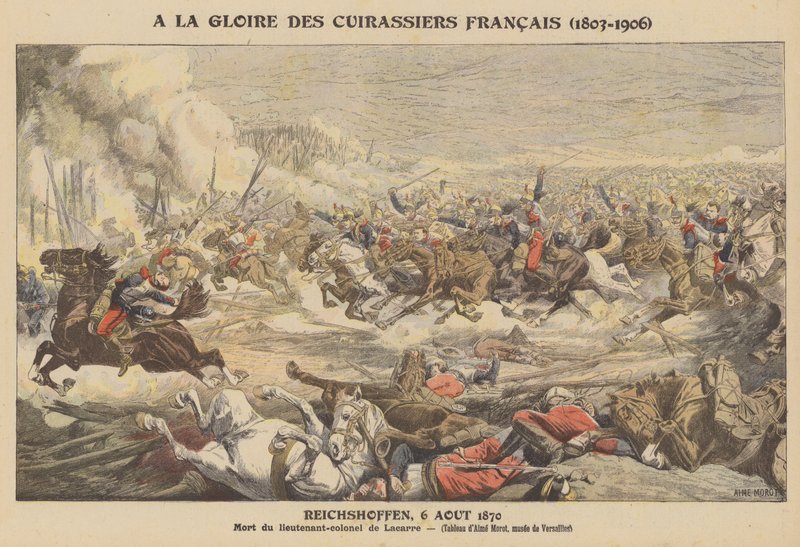 Zur Ehre der französischen Kürassiere (1803-1906) von after Aime Nicolas Morot