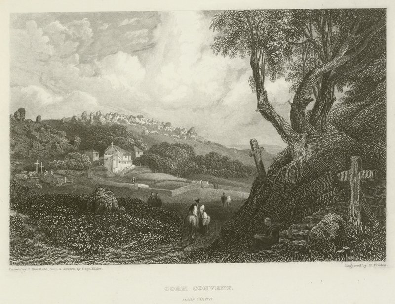 Korkkloster, in der Nähe von Sintra von after C. Stanfield