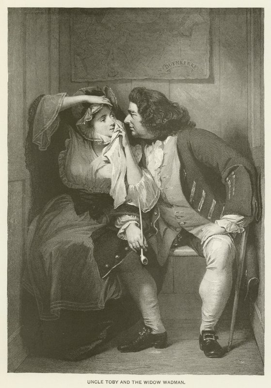 Onkel Toby und die Witwe Wadman von after Charles Robert Leslie