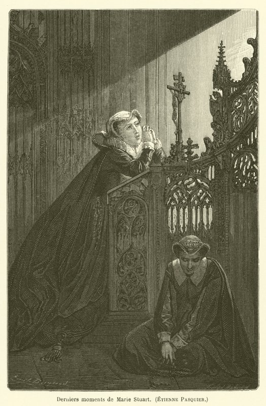 Die letzten Momente von Maria Stuart von after Emile Antoine Bayard