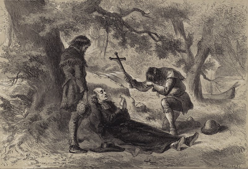 Tod von Pater Marquette von after Felix Octavius Carr Darley