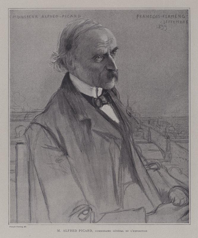 Alfred Picard, Generalbevollmächtigter der Weltausstellung 1900, Paris von after Francois Flameng