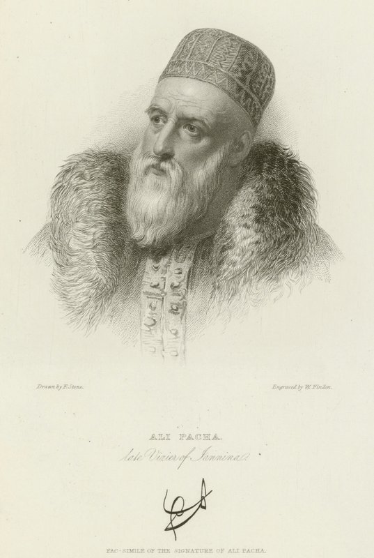 Ali Pascha, ehemaliger Wesir von Janina von after Frank Stone