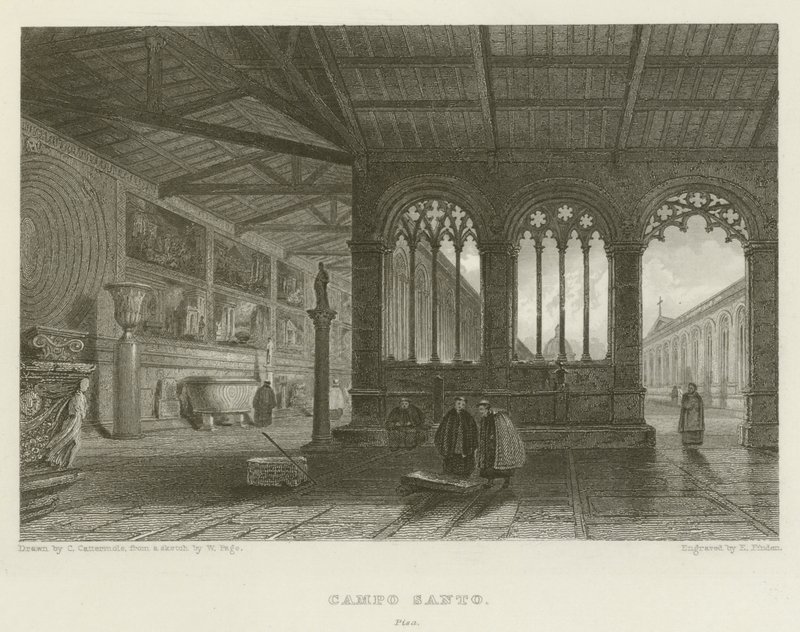 Campo Santo, Pisa von after George Cattermole