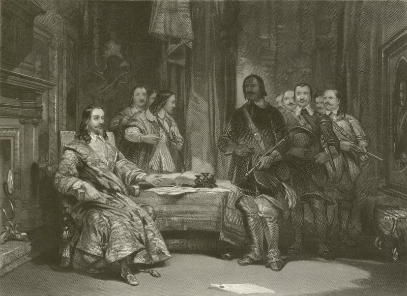Festnahme des Königs in Holdenby von after George Cattermole