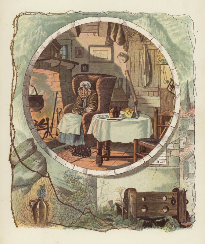 Illustration für Tam OShanter von Robert Burns von after George Cruikshank