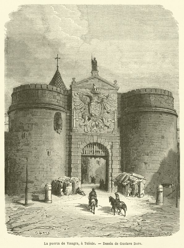 Das Tor von Visagra, Toledo von Gustave after Dore