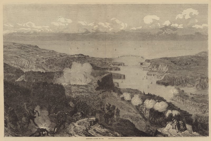 Sebastopol, Angriff auf den Malakhoff, 18. Juni von Gustave after Dore