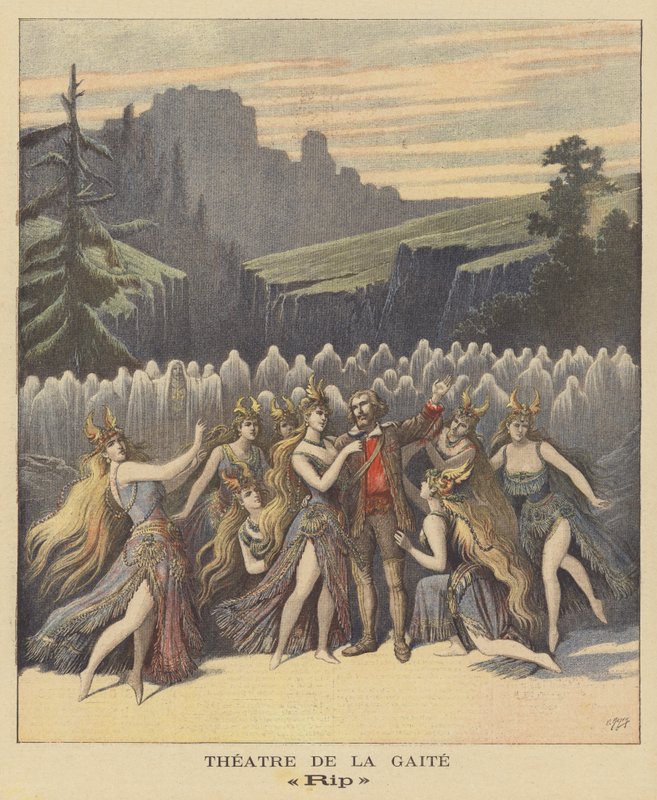 Rip, Operette im Théâtre de la Gaîté von after Henri Meyer