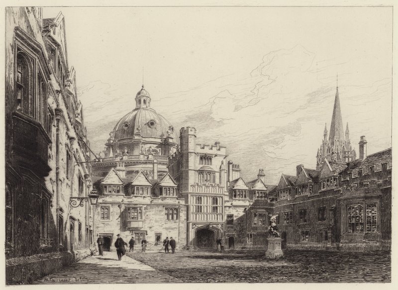 Brasenose College von after Henri Toussaint