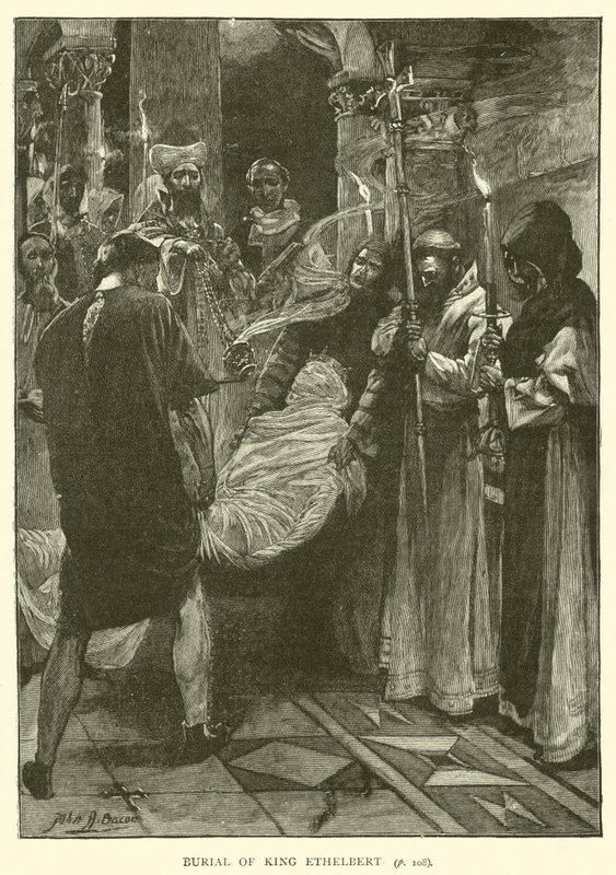 Begräbnis von König Ethelbert von after John Henry Frederick Bacon