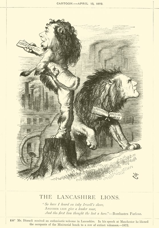Die Lancashire Löwen von after John Tenniel