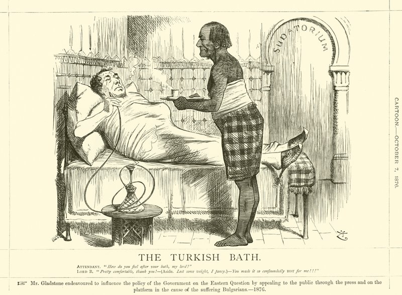 Das türkische Bad von after John Tenniel