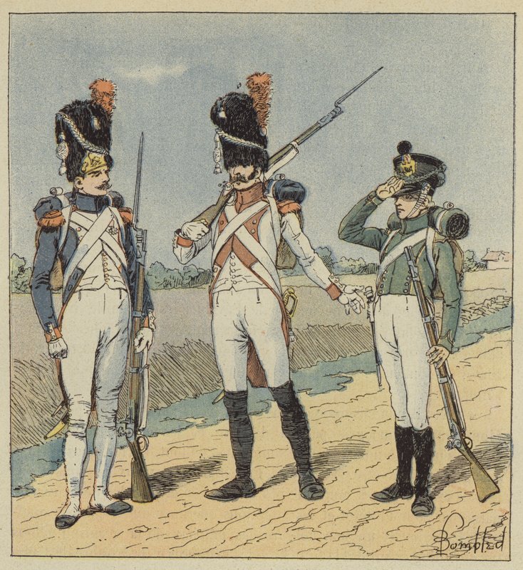 Kaiserliche Garde, Grenadiere, 1. Regiment, 2. Regiment, Zöglinge von after Louis Charles Bombled