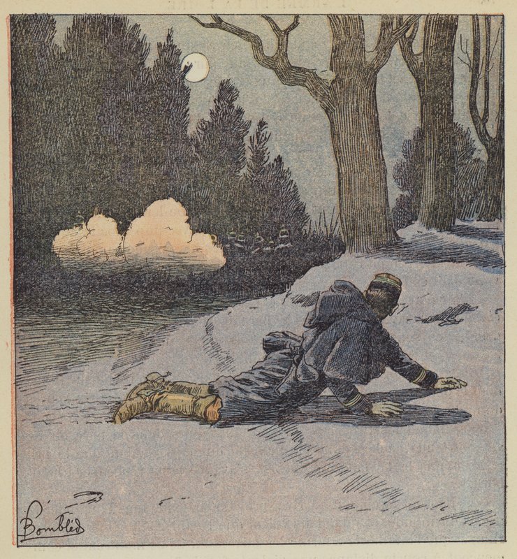 Überraschung von Chambord, Oberstleutnant Pinelli von after Louis Charles Bombled
