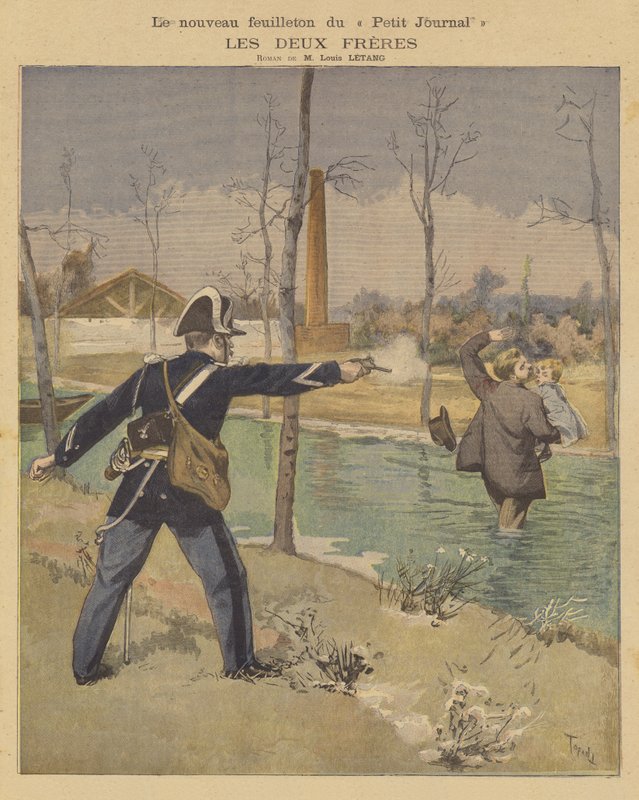 Die zwei Brüder von after Oswaldo Tofani