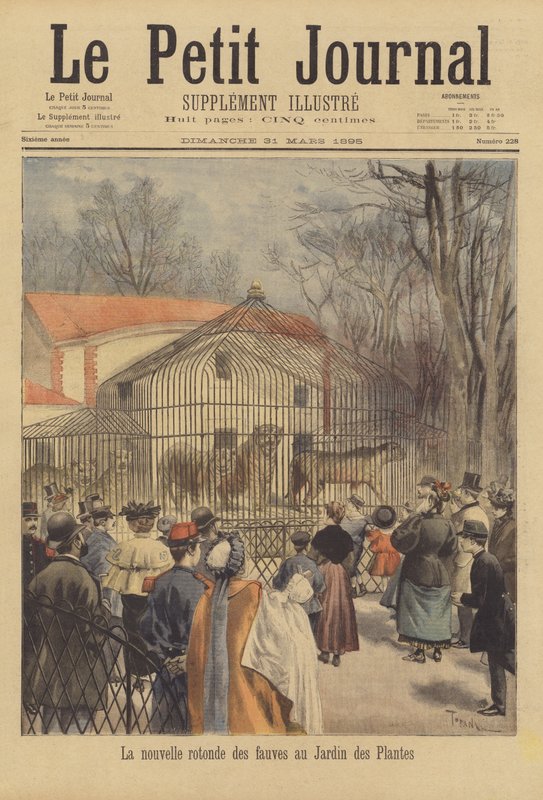Neues Wildgehege im Jardin des Plantes von after Oswaldo Tofani