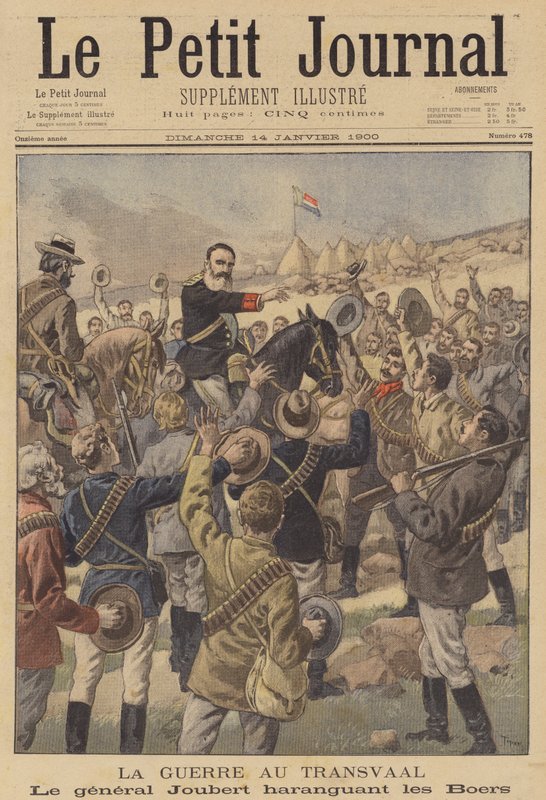 Der Buren-General Joubert spricht zu seinen Truppen von after Oswaldo Tofani