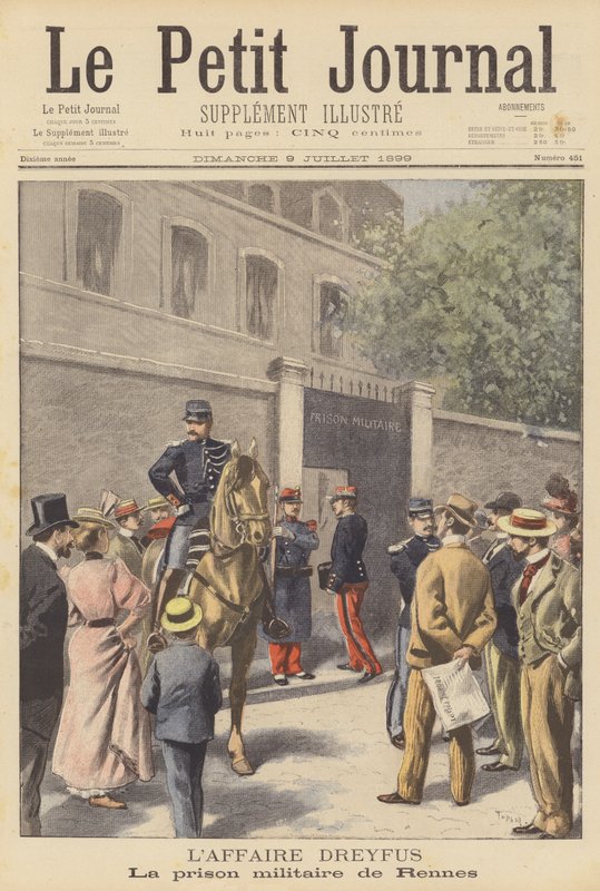 Die Dreyfus-Affäre: das Militärgefängnis in Rennes von after Oswaldo Tofani
