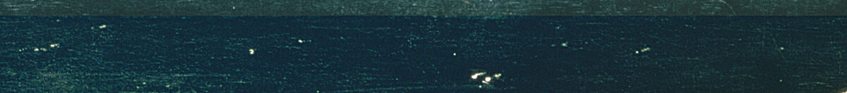 Der Mönch am Meer (Caspar David Friedrich), Detail: Dunkler Meereshorizont