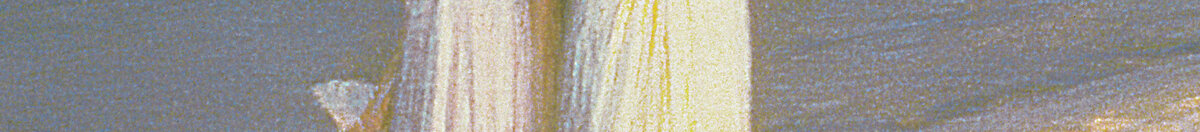 Sommerabend am Südstrand von Skagen mit Anna Ancher und Marie Krøyer (Peder Severin Krøyer), Detail: Weiße Sommerkleider