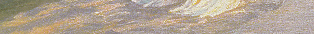 Sommerabend am Südstrand von Skagen mit Anna Ancher und Marie Krøyer (Peder Severin Krøyer), Detail: Spiegelungen im nassen Sand