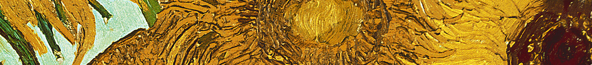 Sonnenblumen (Vincent van Gogh), Detail: Zentrale Sonnenblume