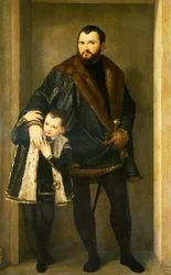 Giuseppe Da Porto mit seinem Sohn Adriano
