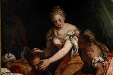 Judith mit dem Kopf des Holofernes (Detail)