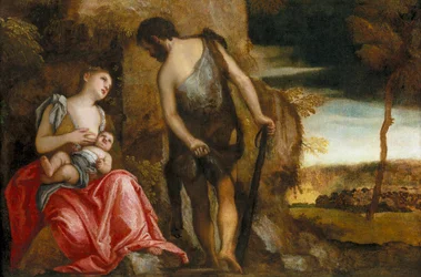 Die Familie Kains auf der Wanderung