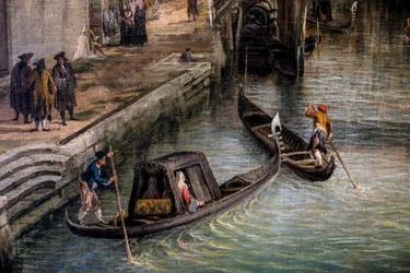 Il rio dei Mendicanti, um 1723