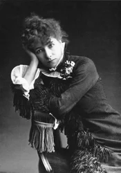 Sarah Bernhardt (1844-1923), Foto von Nadar im Jahr 1877