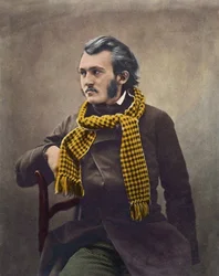 Gustave Doré (1832-1883) von Felix Nadar - spätere Kolorierung
