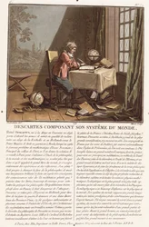 Descartes komponiert sein Weltsystem, ca. 1786-1792