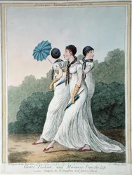 Anmut, Mode und Manieren aus dem Leben, geätzt von James Gillray (1757-1815), veröffentlicht von G. Humphrey