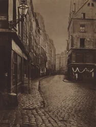 Die Rue Saint-Honoré, aufgenommen von der Kreuzung der Rue de la Lingerie und der Rue des Déchargeurs