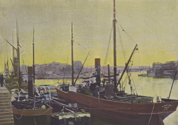 Nantes, La Fosse (farbiges Foto)