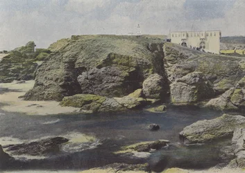 Alte Festung an der Spitze der Poulains, auf Belle-Île