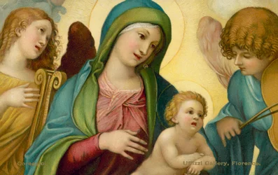 Madonna und Kind mit Engeln