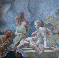 Jugendlicher (Fresko, Dom von Parma, Italien)