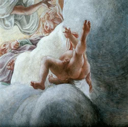 Engel im Flug (Detail)